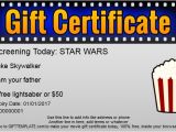 Movie Gift Certificate Template Ubuntu Corner