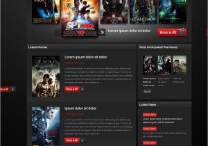 Movies HTML Template Movie Website Template 38511