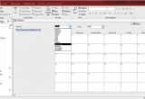 Ms Access HTML Template Microsoft Access Calendar form Template Free Download