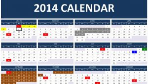 Ms Excel Calendar Template 2014 2014 Calendar Templates Microsoft and Open Office Templates