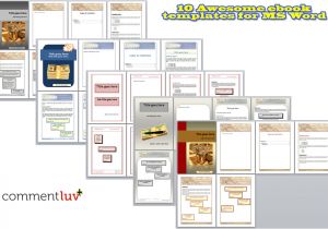Ms Word Ebook Template 10 Awesome Looking Ebook Templates for Ms Word C for Free