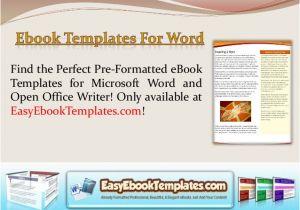 Ms Word Ebook Template Ebook Templates for Word