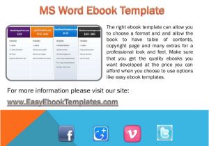 Ms Word Ebook Template Ms Word Ebook Template