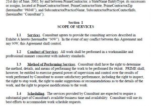 Msa Contract Template Sample Master Service Agreement 8 Documents In Pdf Word