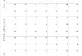 Multiple Month Calendar Template 10 Excel Month Calendar Template Exceltemplates