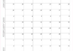 Multiple Month Calendar Template 10 Excel Month Calendar Template Exceltemplates