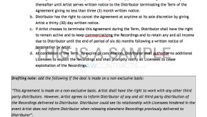 Music Distribution Contract Template Music Distribution Contract Template