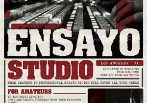 Music Studio Flyer Template Music Studio Flyer Template by Lou606 Graphicriver