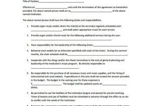 Music Teacher Contract Template Sample Music Contract Template 22 Free Documents In Pdf