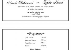 Muslim Marriage Card Matter In English Hussain Basha Hussainbasha237 On Pinterest