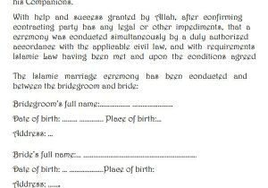 Muslim Will Template Marriage Contract 7 Free Pdf Doc Download
