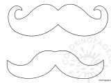 Mustach Template Mustache Free Coloring Pages