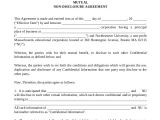 Mutual Will Template Mutual Non Disclosure Agreement form 10 Free Word Pdf