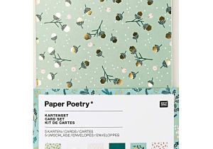 My Type On Paper Card Paper Poetry Grua Kartenset Classical Christmas A6 C6 12teilig