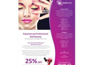 Nail Brochure Templates Free Beauty Salon Brochures Renanlopes Me