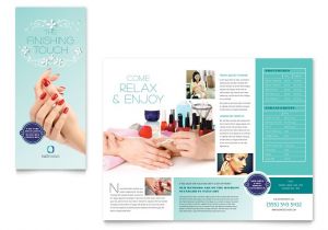 Nail Brochure Templates Free Nail Technician Brochure Template Word Publisher
