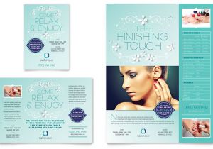 Nail Brochure Templates Free Nail Technician Flyer Ad Template Word Publisher
