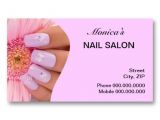 Nail Business Cards Templates Business Card Templates for Nail Salon Planmade