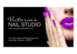 Nail Business Cards Templates Nail Technician Business Card Template