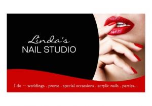 Nail Business Cards Templates Nail Technician Business Card Template Zazzle