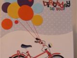 Name Card Happy Anniversary Biker Couple Bicycle Birthday Card with Images Birthday Cards