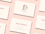 Name Card Vector Design Free Download Download Premium Vector Of Pink Feminine Name Card Vector