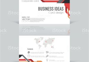 Name Card Vector Design Free Download Modern Creative and Clean Business Card Stock Illustration