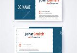 Name Card Vector Free Download Business Card Template for Commercial Design On White