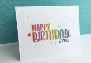 Name On Greeting Card Birthday Simon Says Stamp Love Release Blog Hop and Giveaway Card