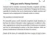 Nanny Contract Template Australia Printable Nanny Contract Printables Nanny Contract