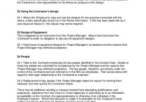 Nec Contract Templates 13 06 17 Notes On the Nec Ecc Option C Contract