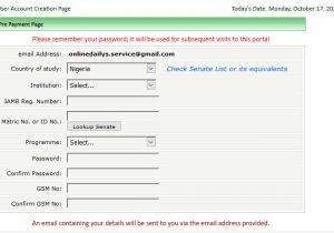 Neco Template Full Guide for Nysc Online Registration and Call Up Letter