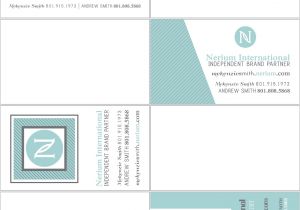 Nerium Business Cards Template Hillmark Design Nerium Business Card Samples