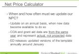 Net Price Calculator Template Consumer Disclosure Requirements and tools Ppt Video