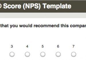 Net Promoter Score Survey Template Net Promoter Score Nps Survey Surveymonkey