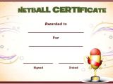 Netball Certificate Templates 20 Netball Certificates Very Professional Certificates to