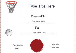 Netball Certificate Templates Sports Certificates Netball Achievement Award