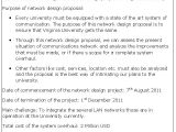 Network Design Proposal Template Network Design Proposal Sample Proposals