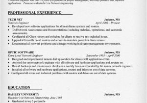 Network Engineer Basic Resume Network Engineer Resume Sample Resumecompanion Com