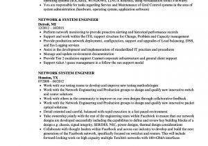 Network Engineer Resume Examples Network System Engineer Resume Samples Velvet Jobs