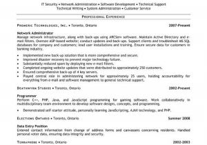 Network Engineer Resume In Canada 9 Best Best Network Administrator Resume Templates