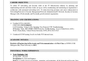 Network Engineer Resume In India Resume Sunil Jathar Network Engineer Pune