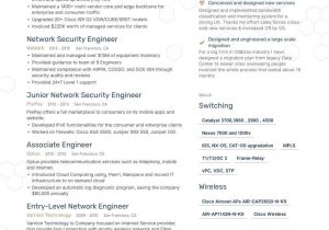 Network Engineer Resume Keywords 6 Network Security Engineer Resume Samples for 2019