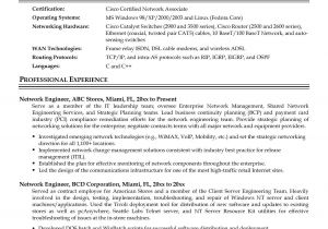Network Engineer Resume Pdf Hardware Resume format Resume format Example