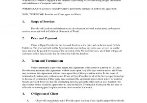 Network Maintenance Contract Template Network Installation and Maintenance Agreement This
