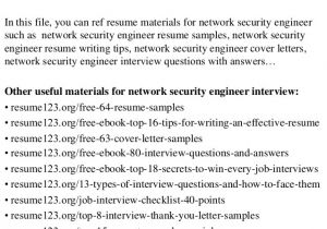 Network Security Engineer Resume top 8 Network Security Engineer Resume Samples