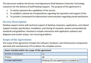 Network Service Contract Template Sample Service Agreement Template 17 Free Documents