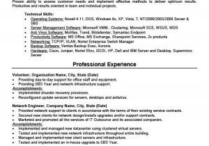 Network Support Engineer Resume Network Engineer Resume Template Premium Resume Samples