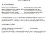 Networking Resume format for Freshers Resume Samples for Freshers In Networking Network