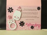 New Baby Flower Card Message the Inside Of My Co Workers Baby Shower Card Homemade
